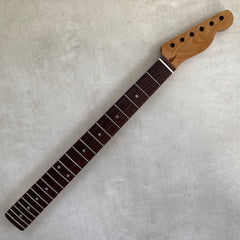 Roasted Maple / Rosewood Telecaster neck - Nitro Satin - Headstock adjusted