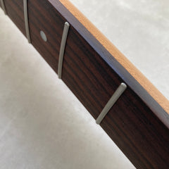 Roasted Maple / Rosewood Telecaster neck - Nitro Satin - Headstock adjusted
