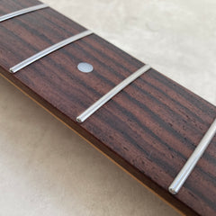Roasted Maple / Rosewood Telecaster neck - Nitro Satin - Headstock adjusted