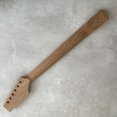 Unfinished Roasted Maple Half Paddle guitar neck with Rounded Heel for Strat