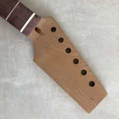 Unfinished Roasted Maple / Rosewood Half Paddle guitar neck with Square Heel for Tele