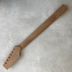 Unfinished Roasted Maple / Rosewood Half Paddle guitar neck with Square Heel for Tele