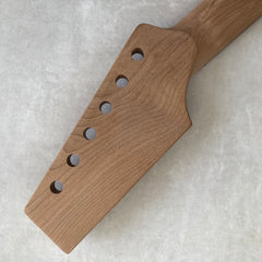 Unfinished Roasted Maple / Rosewood Half Paddle guitar neck with Square Heel for Tele