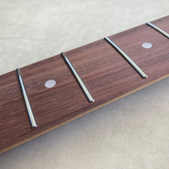 Unfinished Roasted Maple / Rosewood Half Paddle guitar neck with Square Heel for Tele