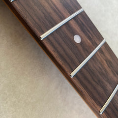 Roasted Maple / Rosewood Stratocaster neck - Nitro Satin - Headstock adjusted