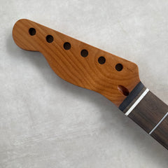 Left Hand Roasted Maple / Rosewood Telecaster neck - Nitro Satin - SS frets - bone nut