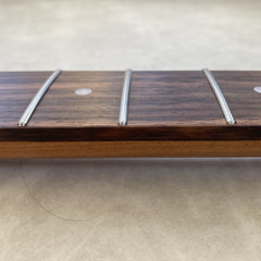 Left Hand Roasted Maple / Rosewood Stratocaster neck - Nitro Satin - SS frets - bone nut