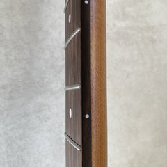 Left Hand Roasted Maple / Rosewood Stratocaster neck - Nitro Satin - SS frets - bone nut