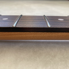 Left Hand Roasted Maple / Rosewood Telecaster neck - Nitro Satin - SS frets - bone nut