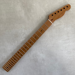 Roasted Maple Telecaster neck - Nitro Satin - Headstock adjusted