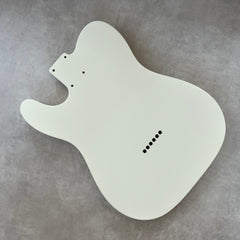 Solid Alder Telecaster body - Nitro Satin - Vintage White - 2kg