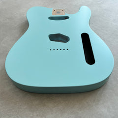 Solid Alder Telecaster body - Nitro Satin - Sonic Blue - 2kg