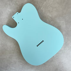 Solid Alder Telecaster body - Nitro Satin - Sonic Blue - 2kg