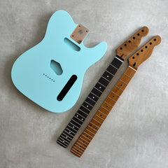 Solid Alder Telecaster body - Nitro Satin - Sonic Blue - 2kg
