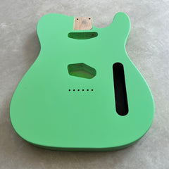 Solid Alder Telecaster body - Nitro Satin - Surf Green - 2kg